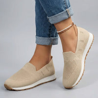 Comfy Knit Slip-On Sneakers with Arch Support