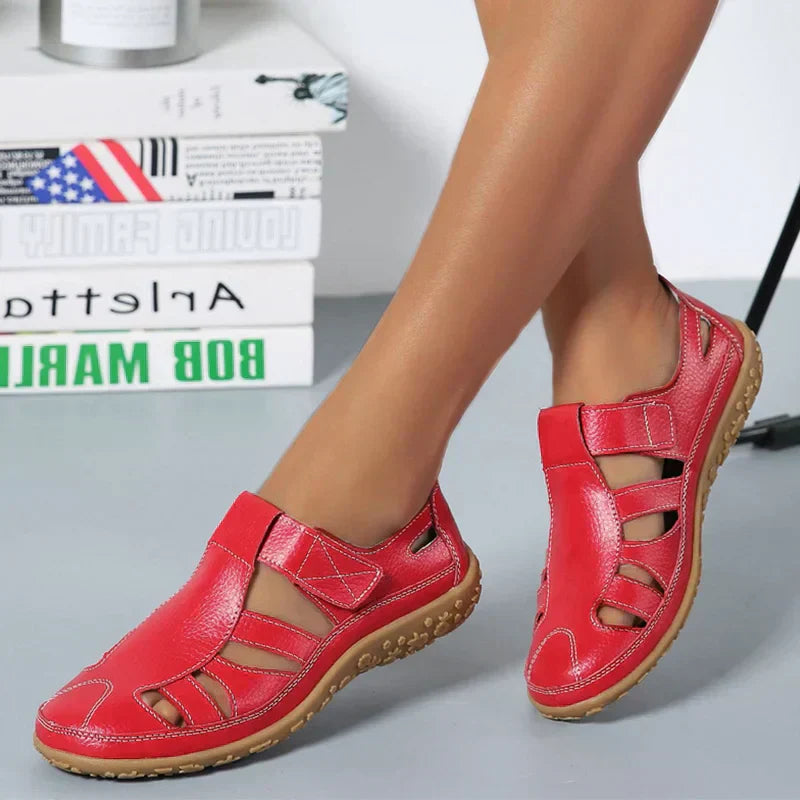 Wearclo | Women's Orthopedic Sandals with Cut-out Design