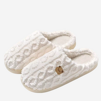 Wearclo | Women's Plush Teddy Bear Slippers