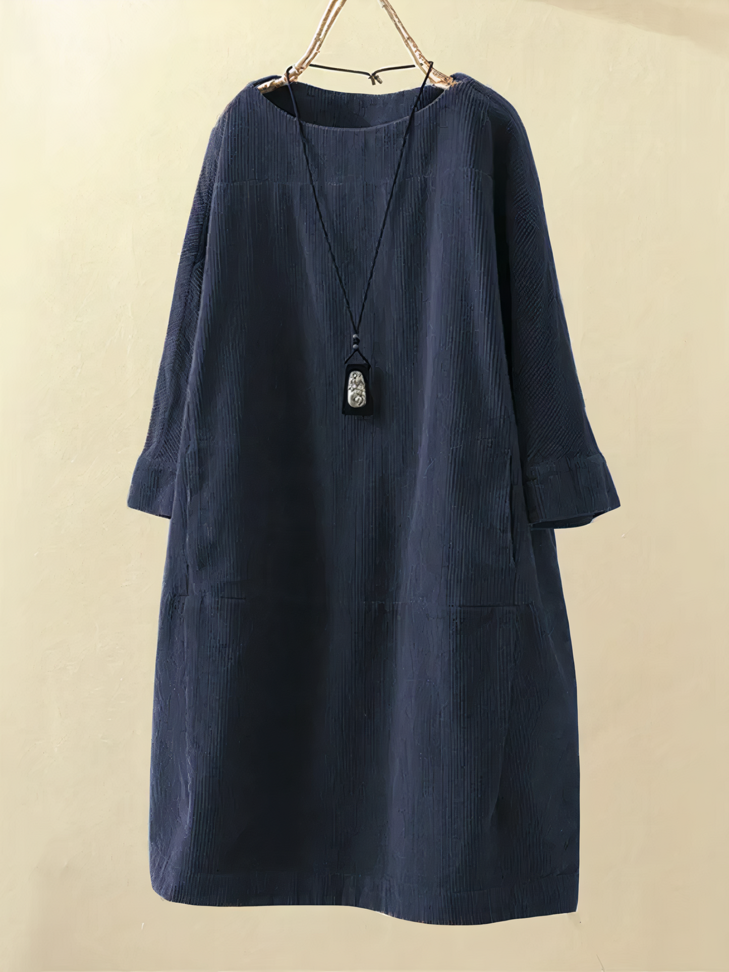 Wearclo | Women's Ribbed Midi Dress