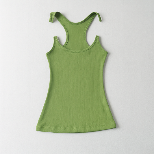 Wearclo | Women's Ribbed Racerback Tank Top