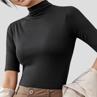 Wearclo | Seamless Lightweight Turtleneck Top