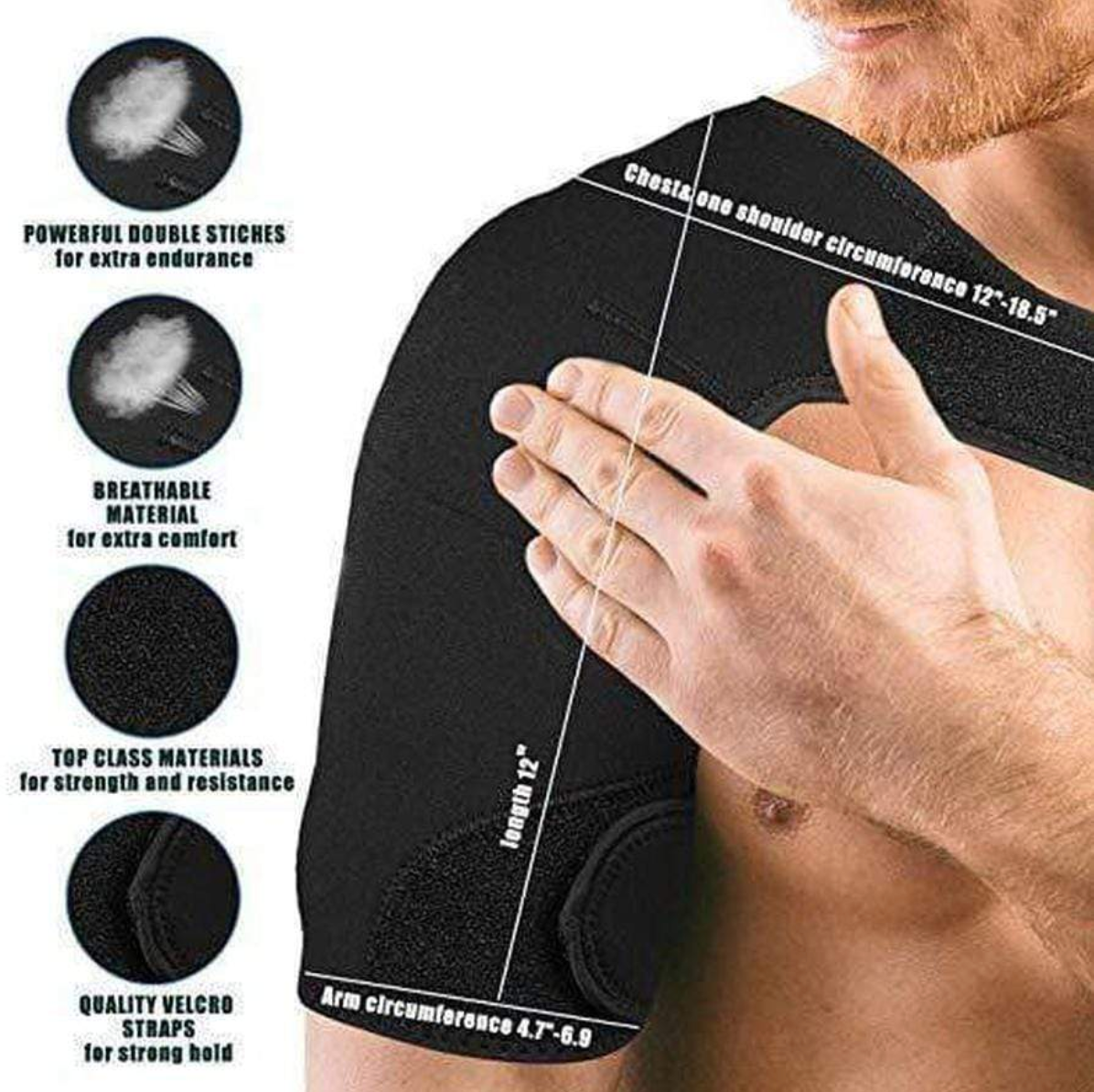 Wearclo | Women's Shoulder Support Compression Sleeve Support Straps