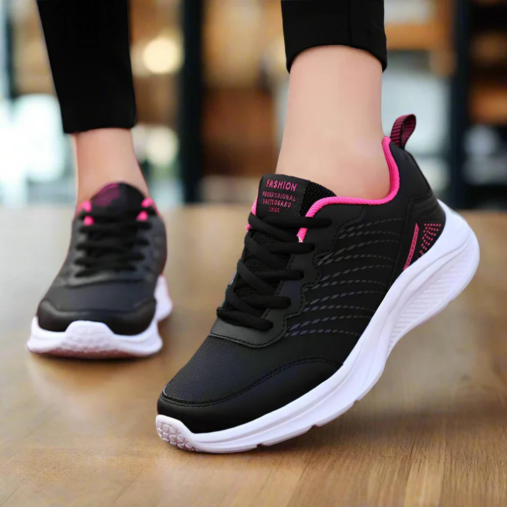 Wearclo | Women's Slip-Resistant Athletic Shoes with Lace-Up Closure