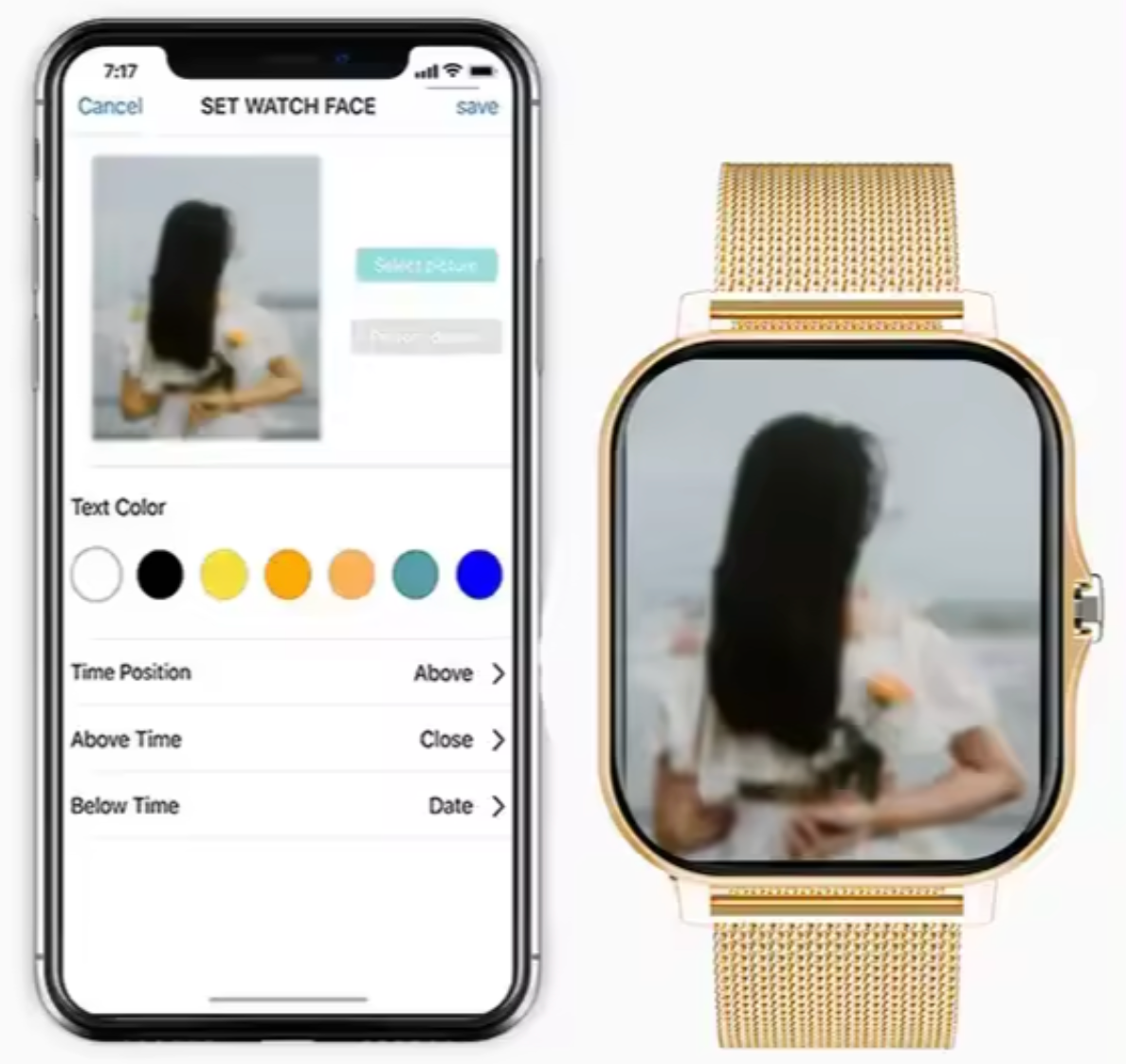 Wearclo | Women's Smartwatch with Full Touch Screen