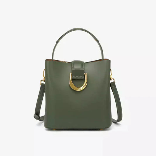 Wearclo | Women's Structured Bucket Handbag