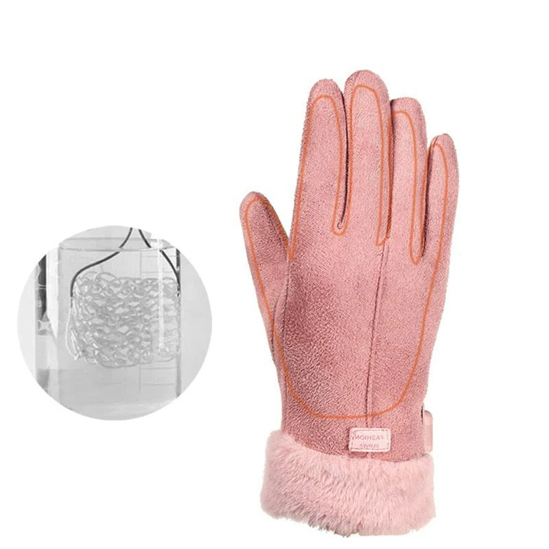 Wearclo | Women's Touchscreen Warm Winter Gloves
