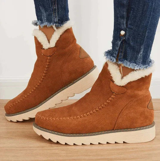 Wearclo | Women's Warm Ankle Boots with Orthopedic Support
