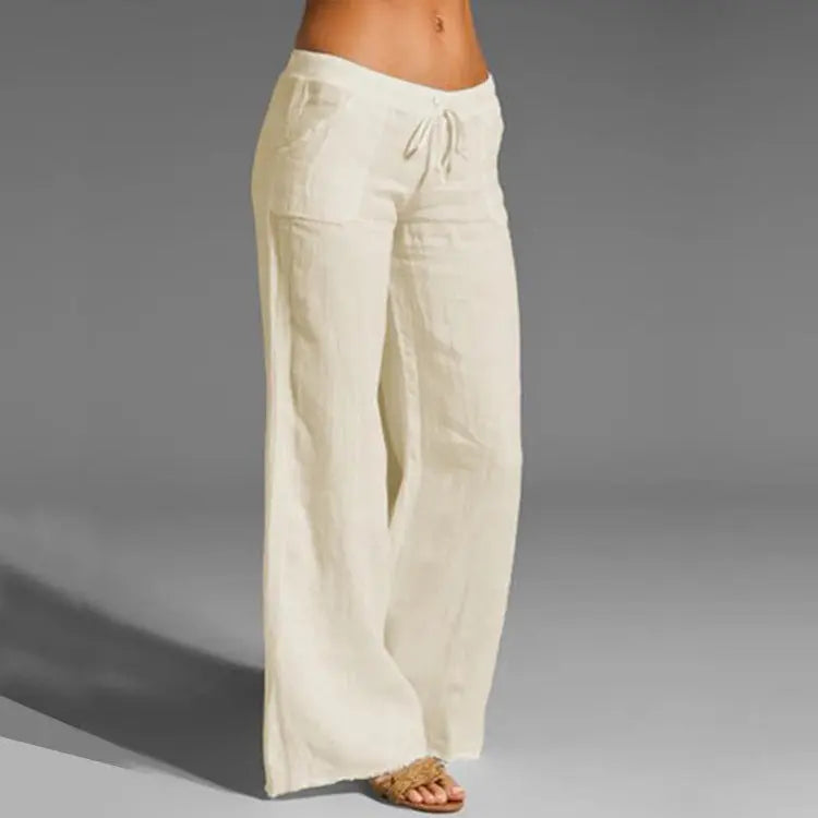 Wearclo | Women's Wide Leg Casual Trousers