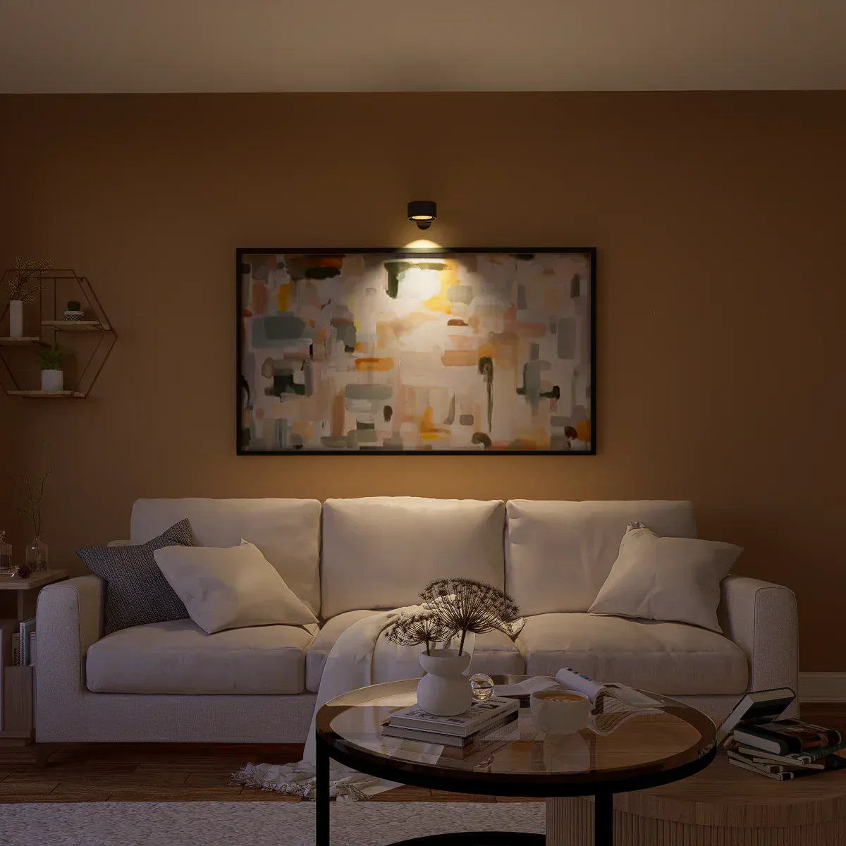 Wireless Rechargeable Wall Lamp - LumoFlex