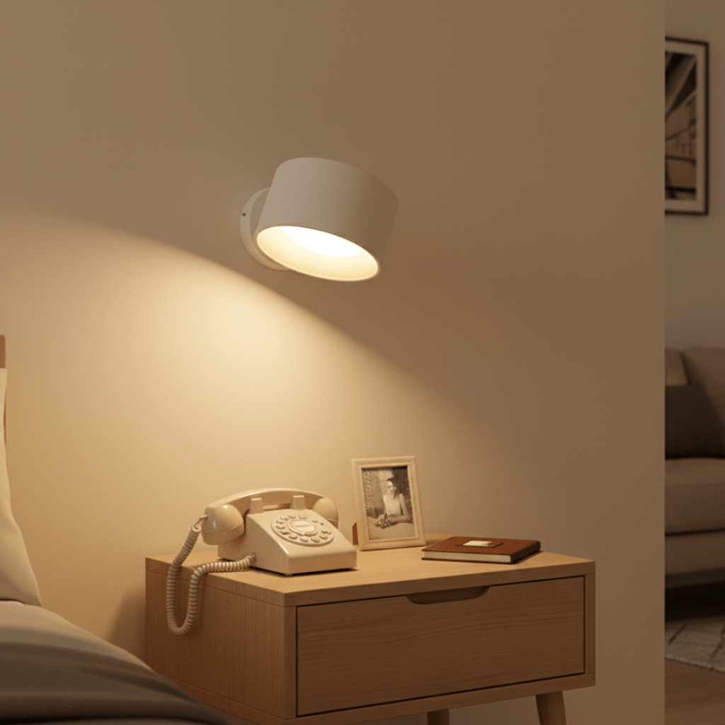 Wireless Wall Lamp with Remote Control - Nordic Style Home Lighting