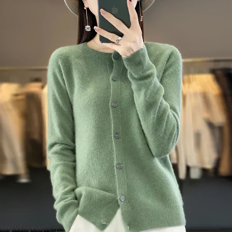 Women's Australian Merino Wool Knit Sweater