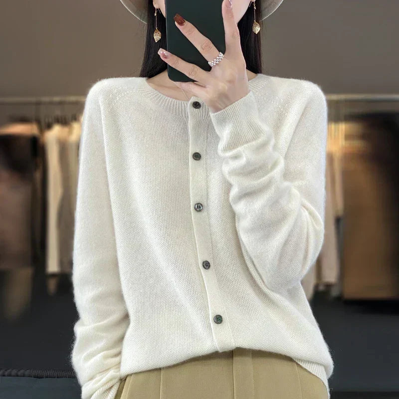 Women's Australian Merino Wool Knit Sweater