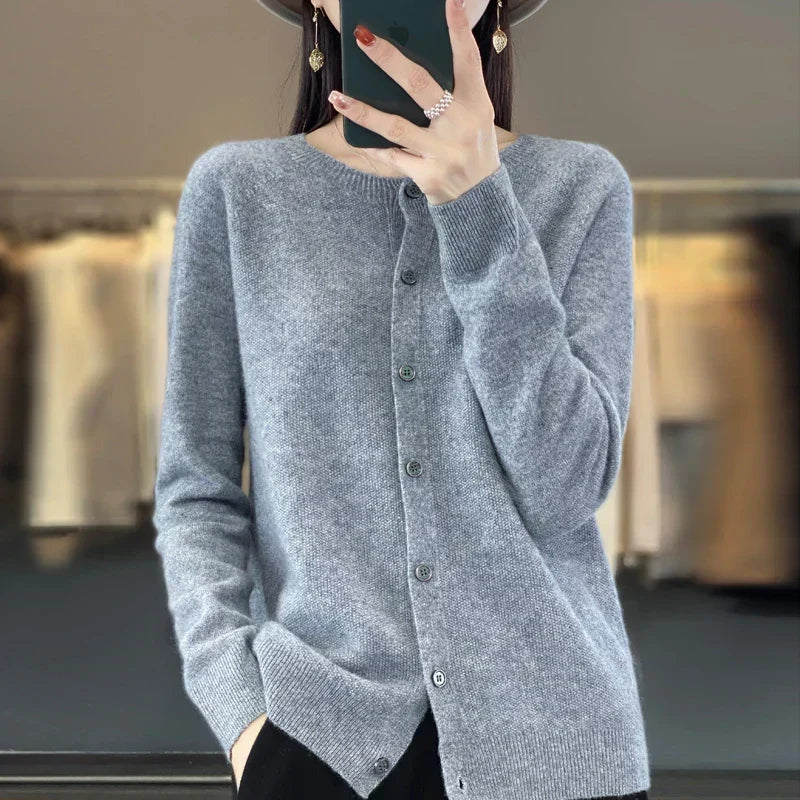 Women's Australian Merino Wool Knit Sweater