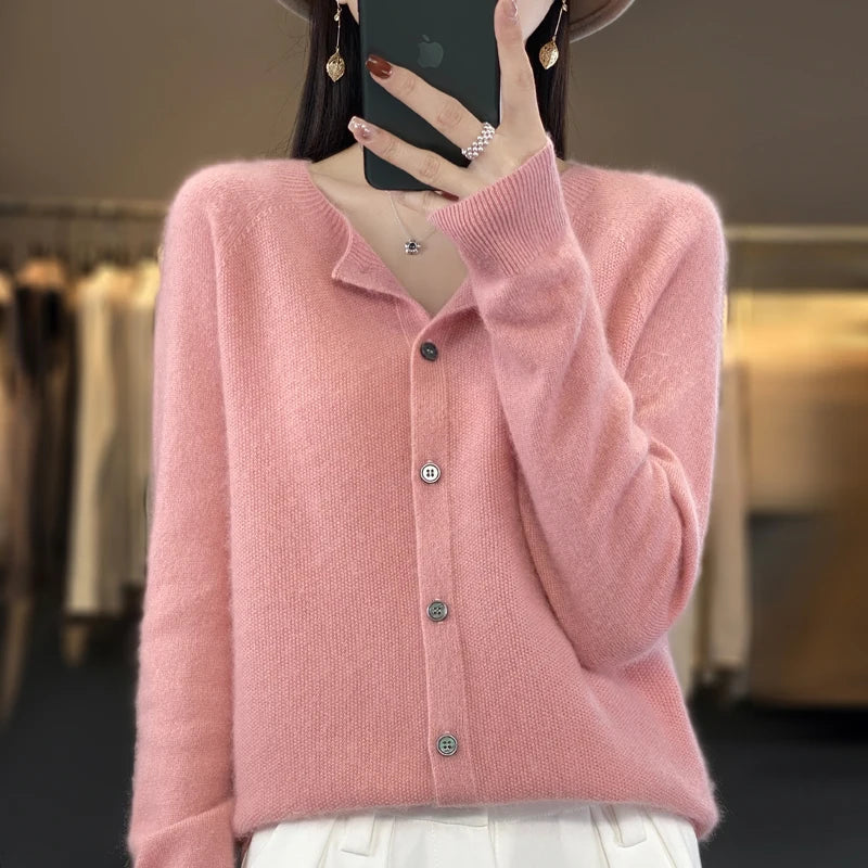 Women's Australian Merino Wool Knit Sweater