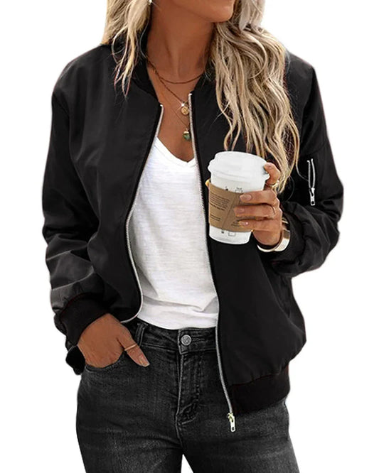 Women's Bomber Jacket | Lightweight & Comfortable