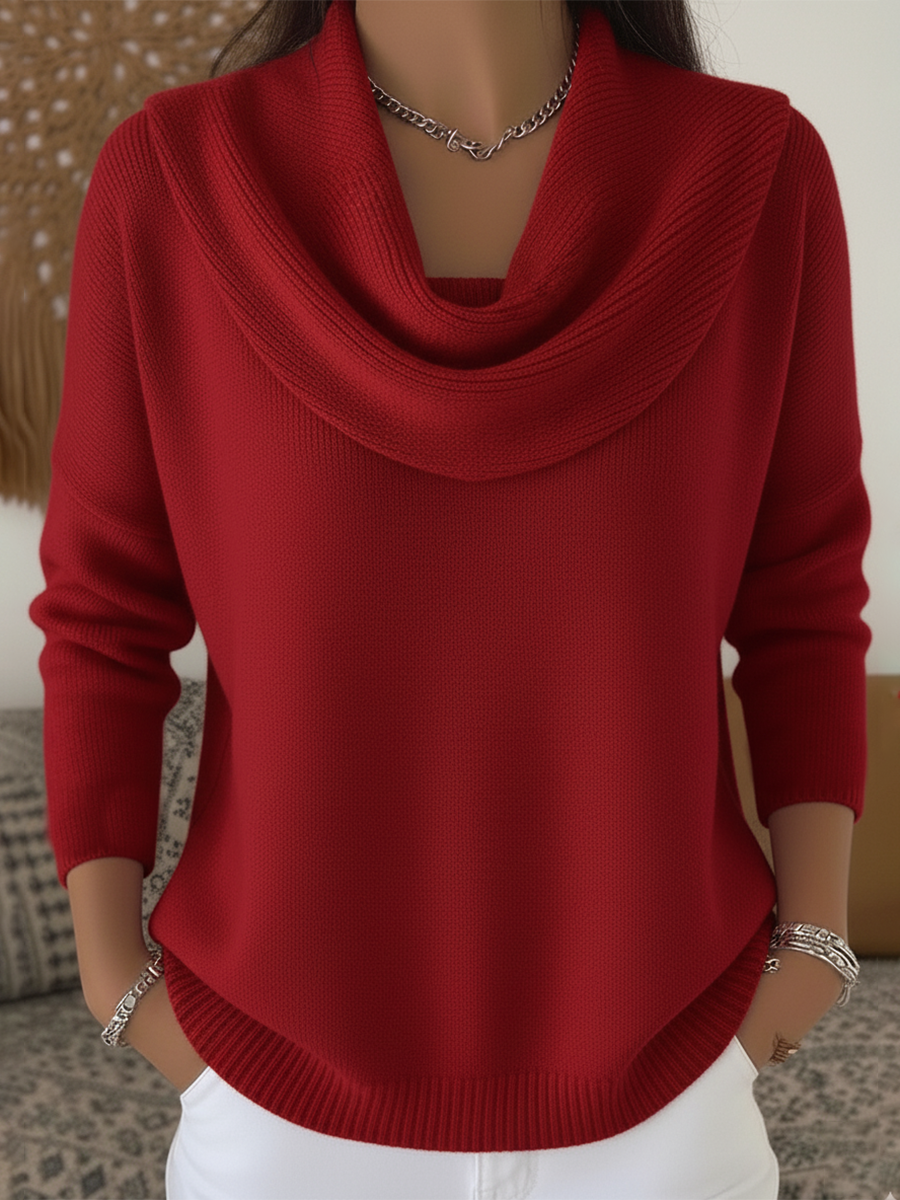 Women's Cowl Neck Sweater