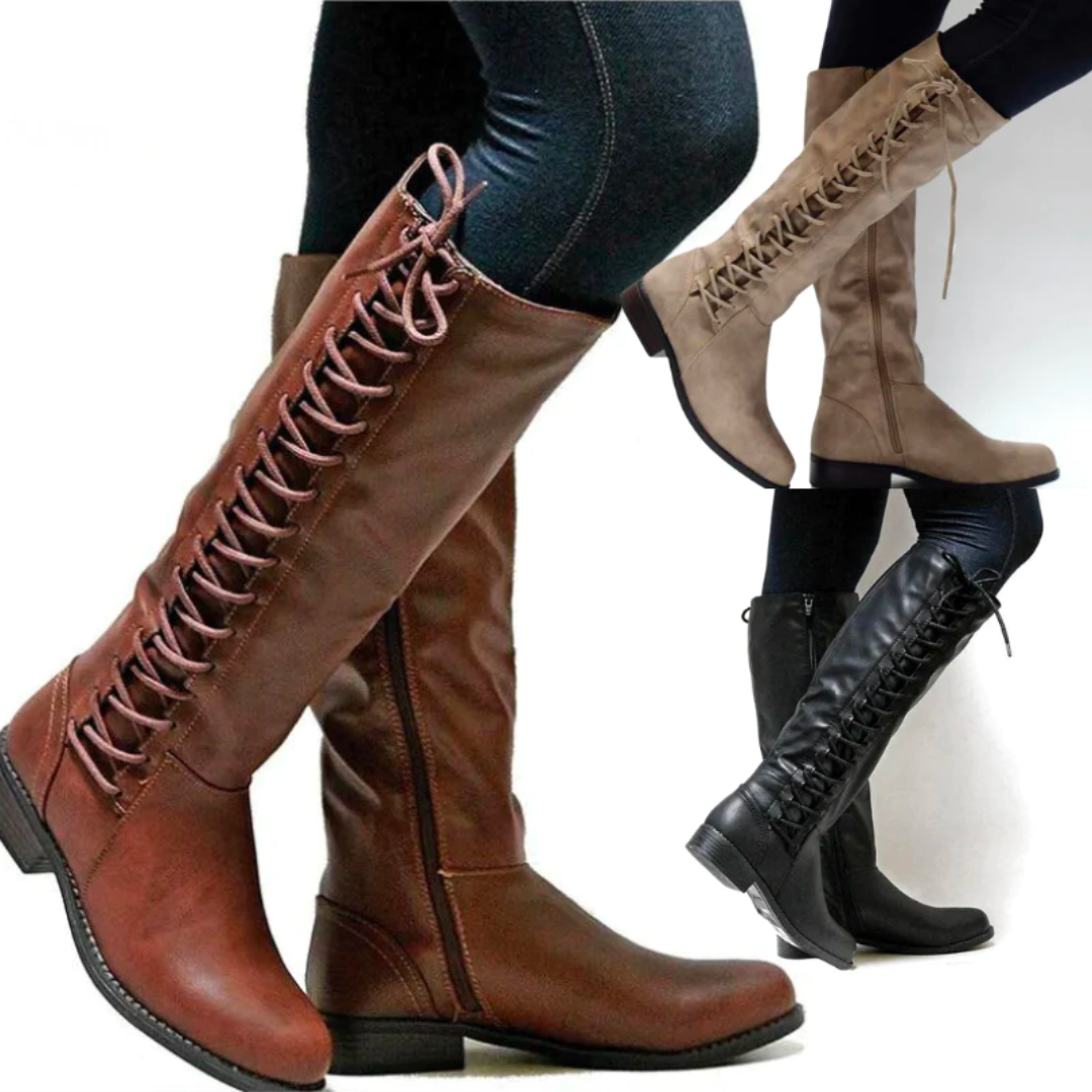 Women's Everyday Knee-High Leather Winter Boots