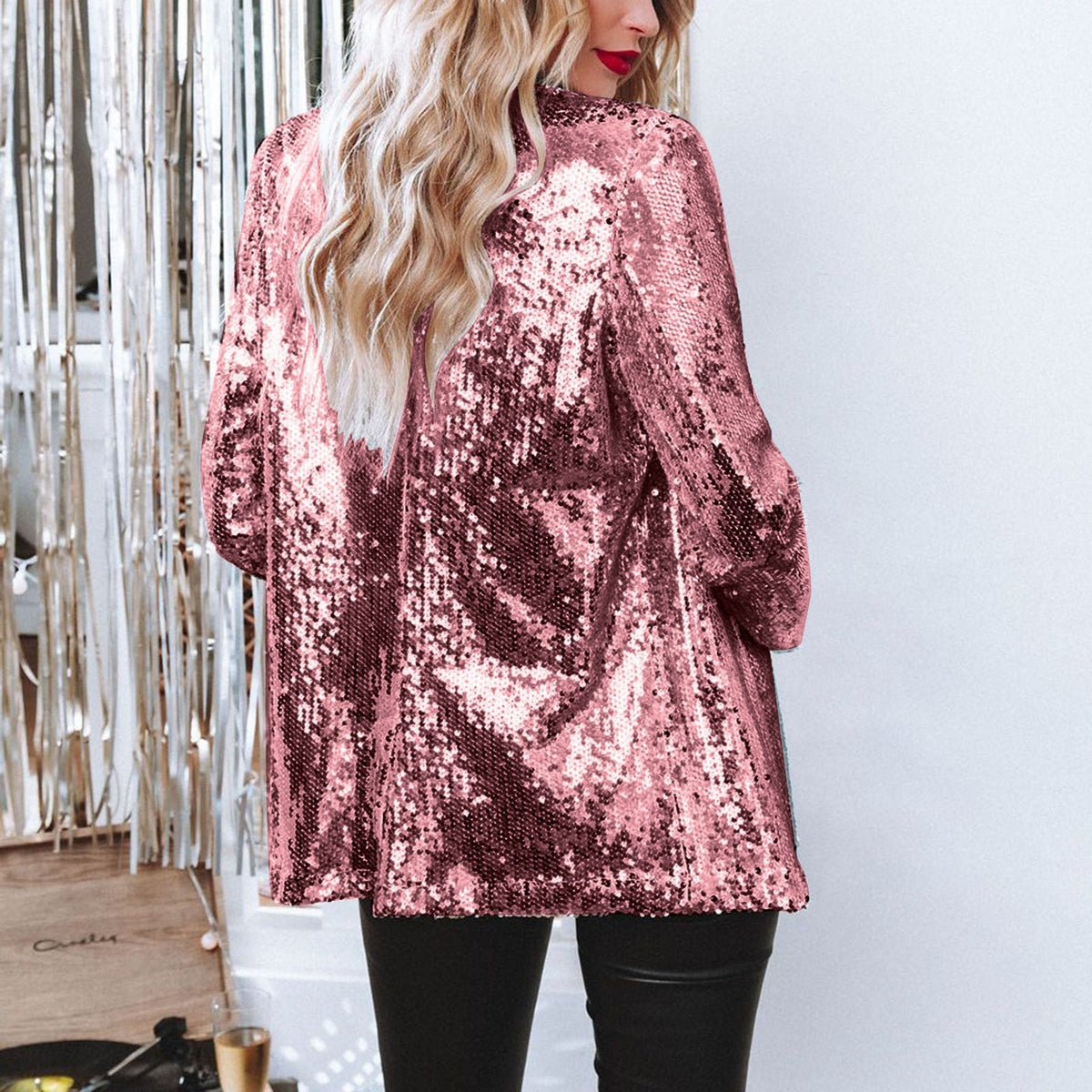 Women's Glitter Sequin Jacket