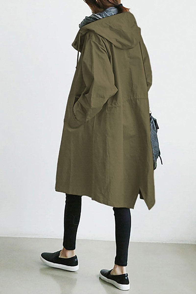 Women's Hooded Jacket in Medium Length