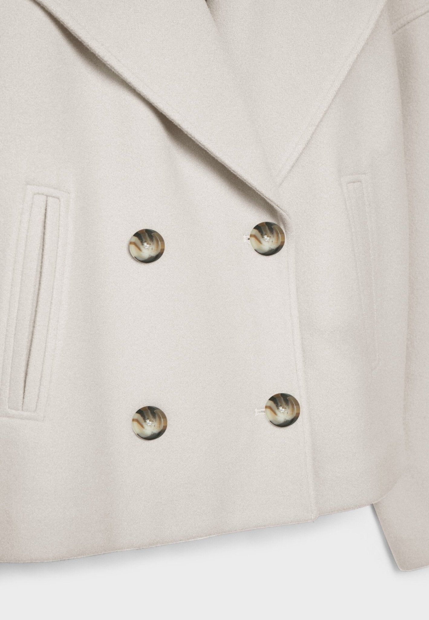 Women's Jacket with Short Cut & Double Breasted | Wearclo