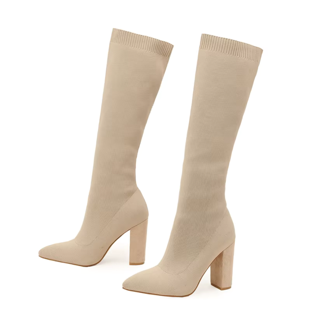 Women's Knee-High Stretch Boots