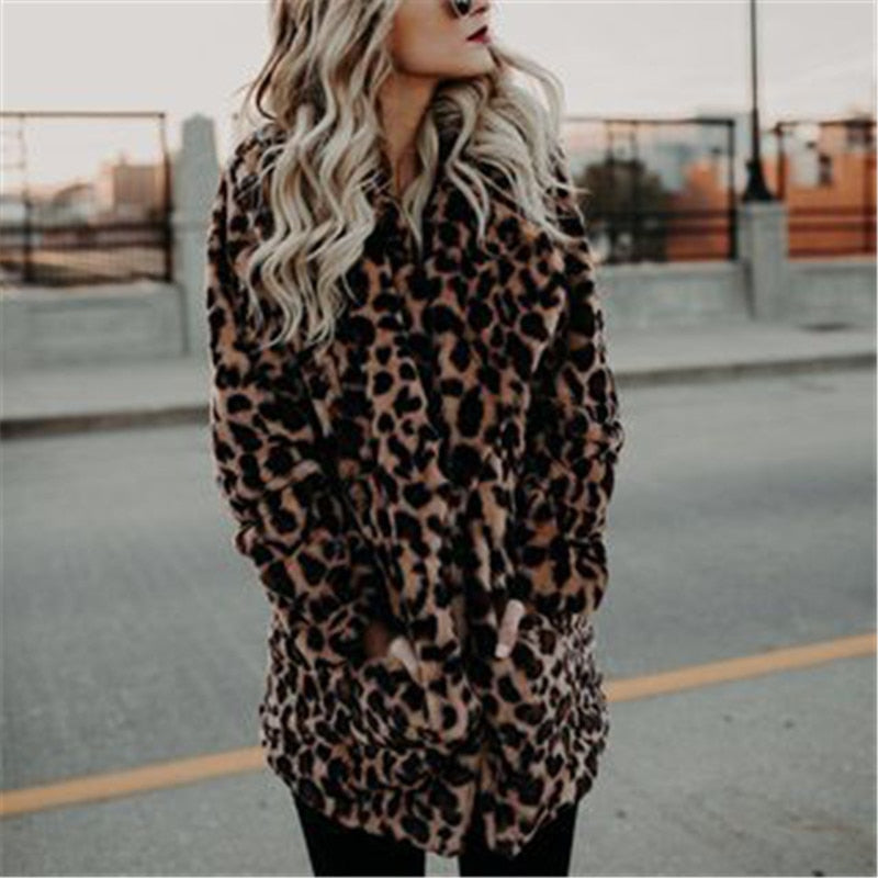 Women's Leopard Print Coat