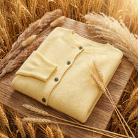 Women's Merino Wool Long-Sleeve Button-Up Cardigan