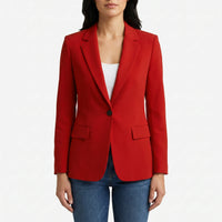 Women's One-Button Blazer