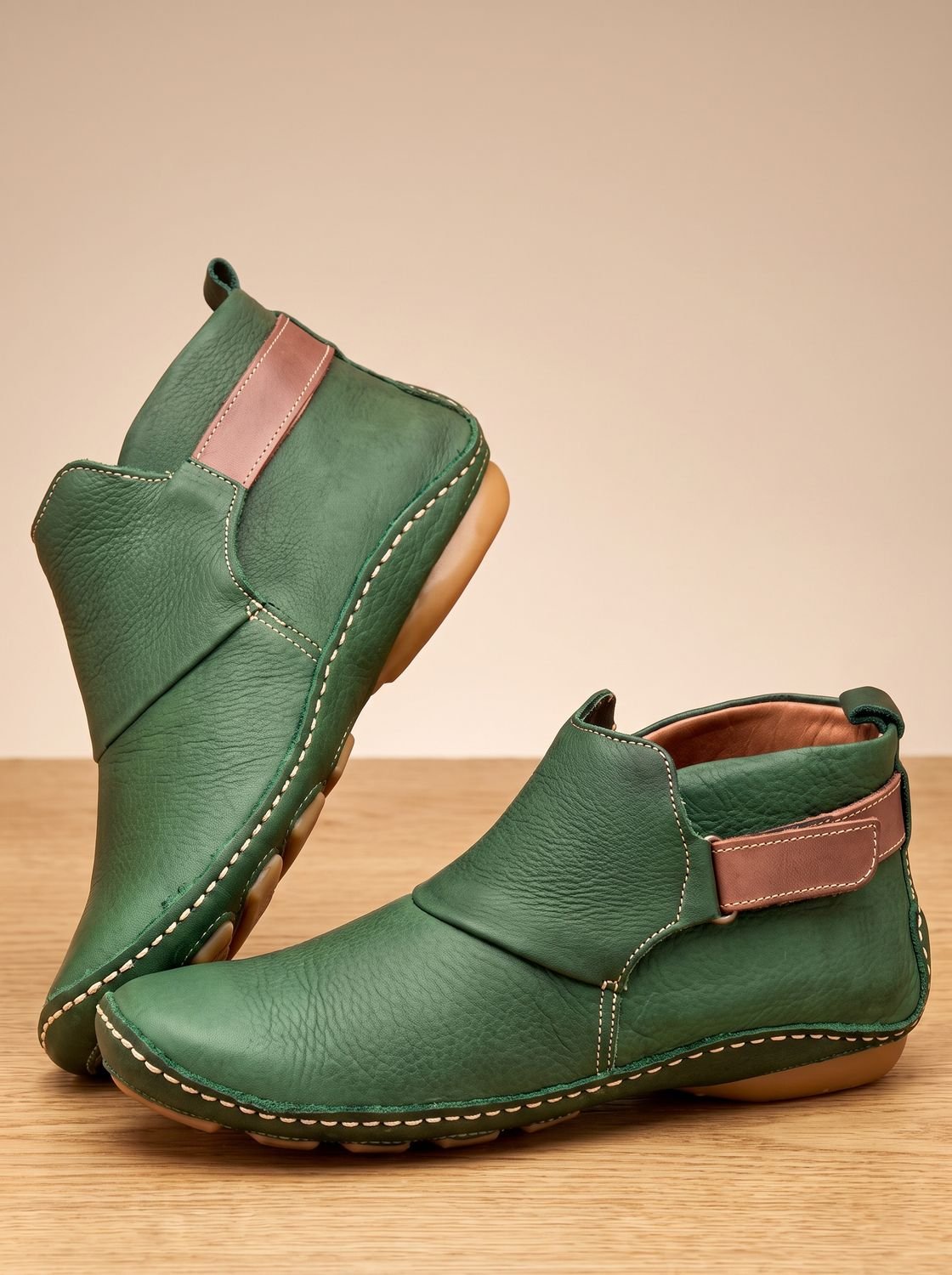 Women's Orthopedic Slip-On Flat Ankle Booties
