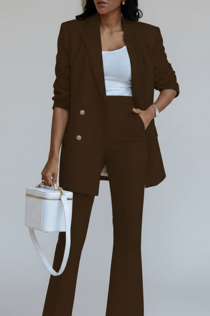 Women's Polished Blazer Suit Set