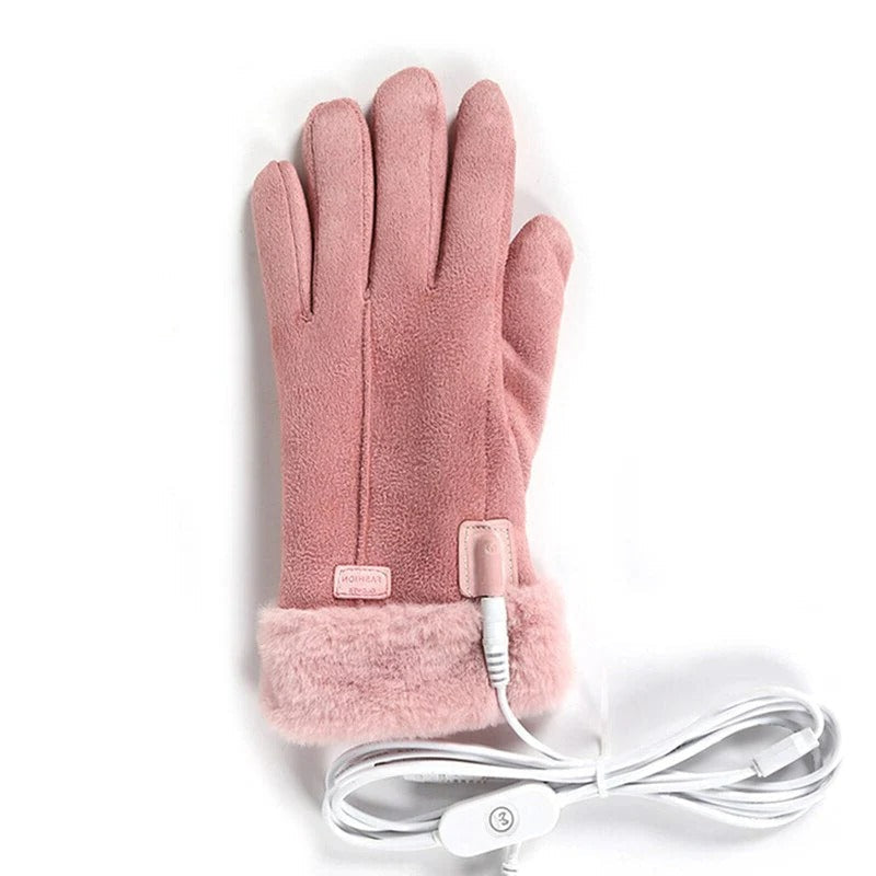 Women's Rechargeable Heated Touchscreen Winter Gloves