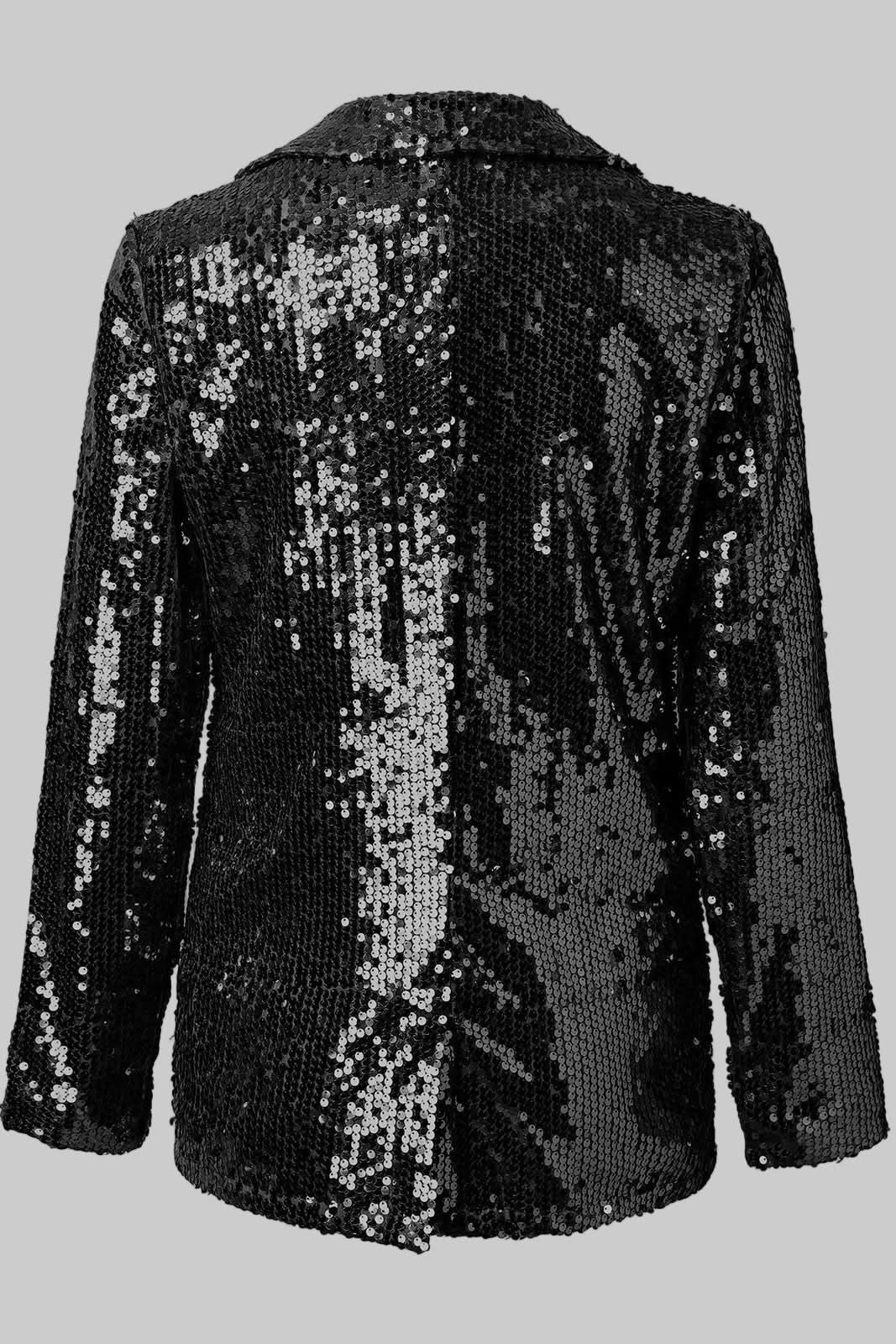 Women's Shimmering Sequin Blazer