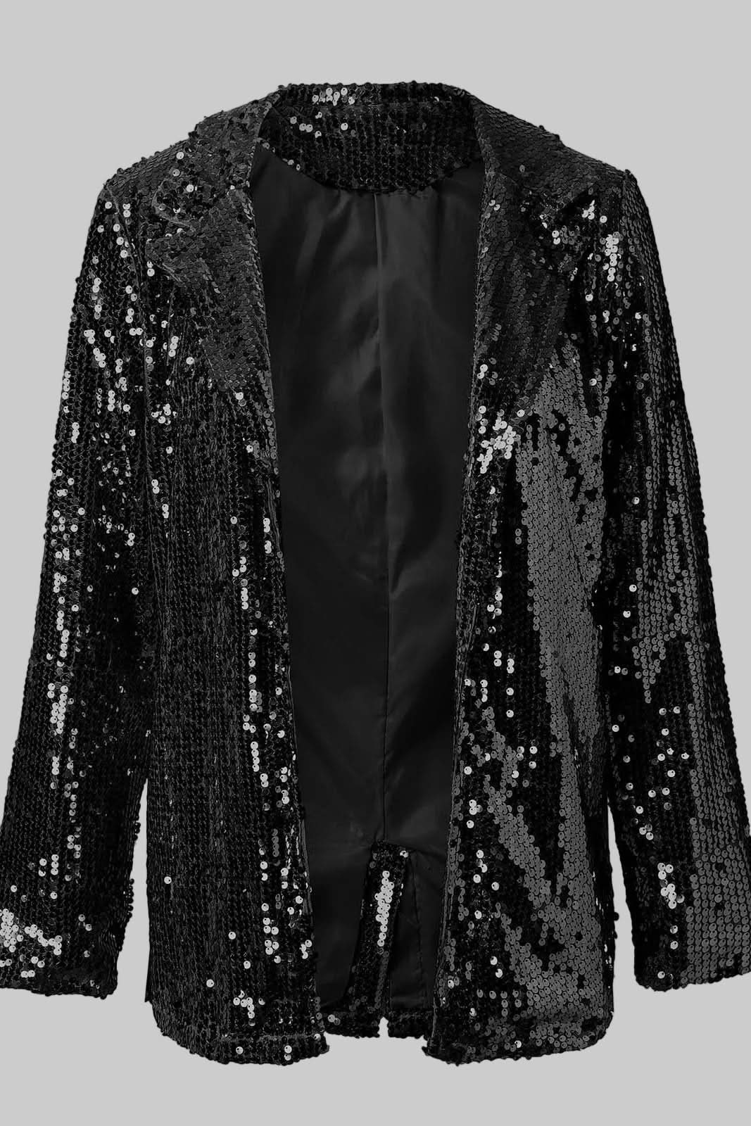 Women's Shimmering Sequin Blazer