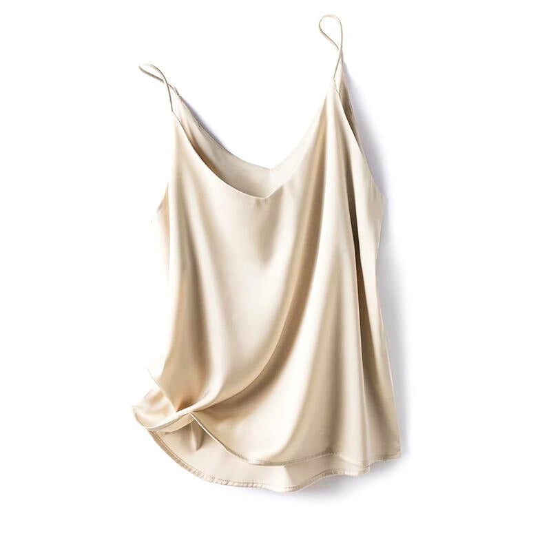 Women's Silky Smooth Camisole Top for Elegant Layering