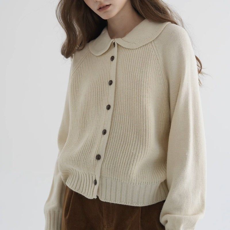 Women's Soft Textured Knit Long-Sleeve Cardigan