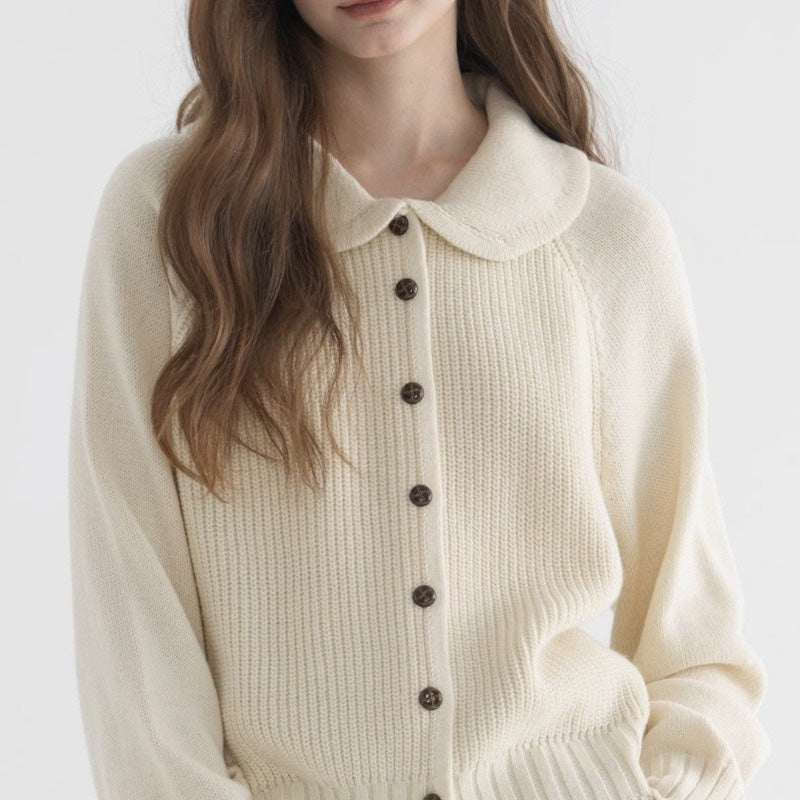 Women's Soft Textured Knit Long-Sleeve Cardigan