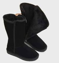 Women's Suede Sheepskin Boots