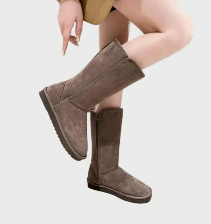 Women's Suede Sheepskin Boots