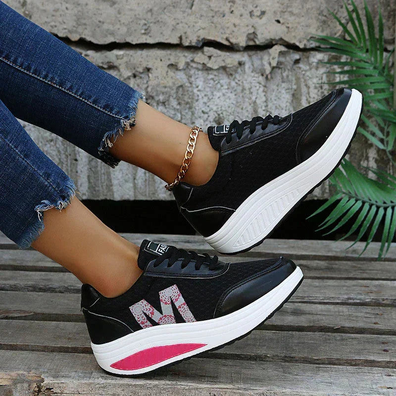 Women's Supportive Walking Sneakers with Breathable Comfort