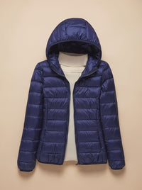 Women's Ultra-Light Hooded Quilted Winter Coat