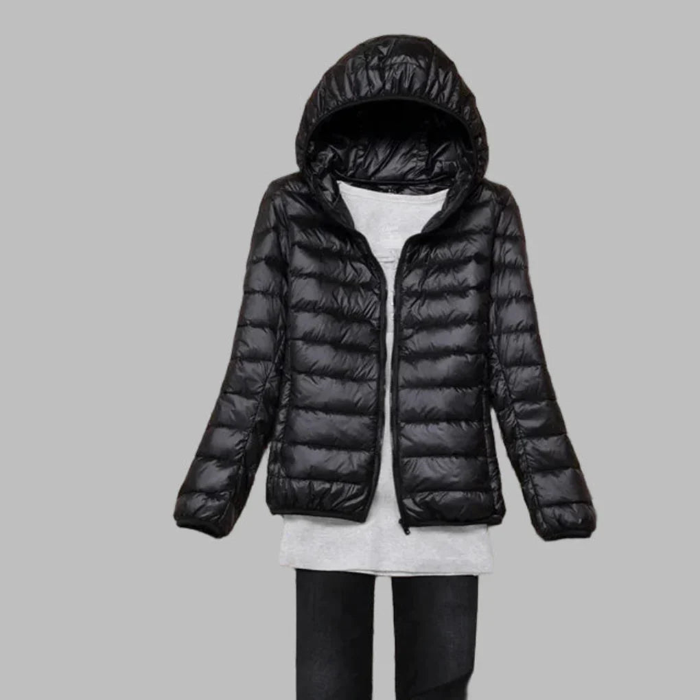 Women's Ultralight Packable Hooded Down Coat