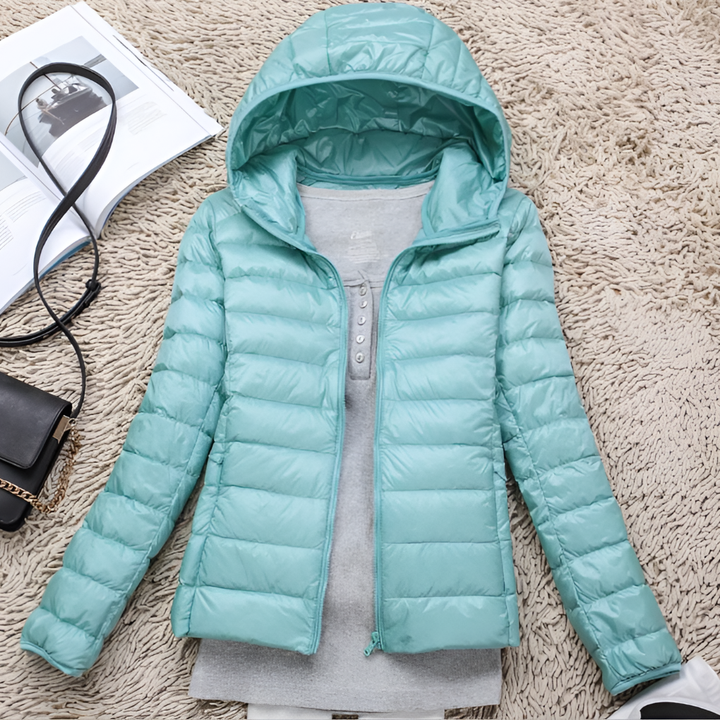 Women's Ultralight Packable Hooded Down Coat