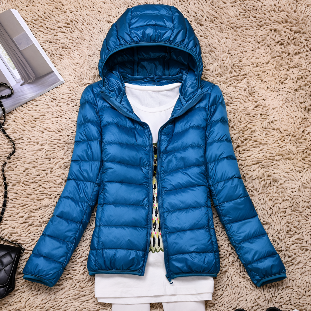 Women's Ultralight Packable Hooded Down Coat