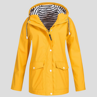 Women's Waterproof and Windproof Hooded Jacket