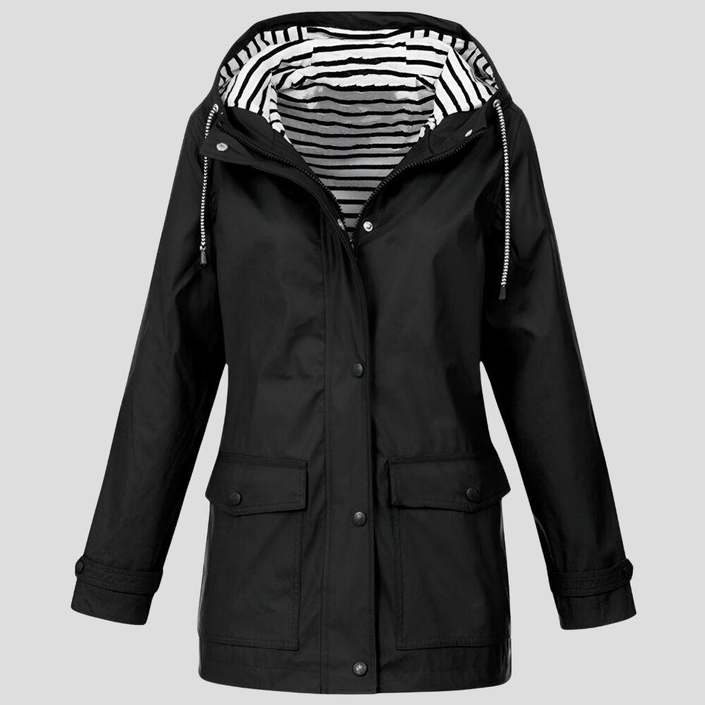 Women's Waterproof and Windproof Hooded Jacket