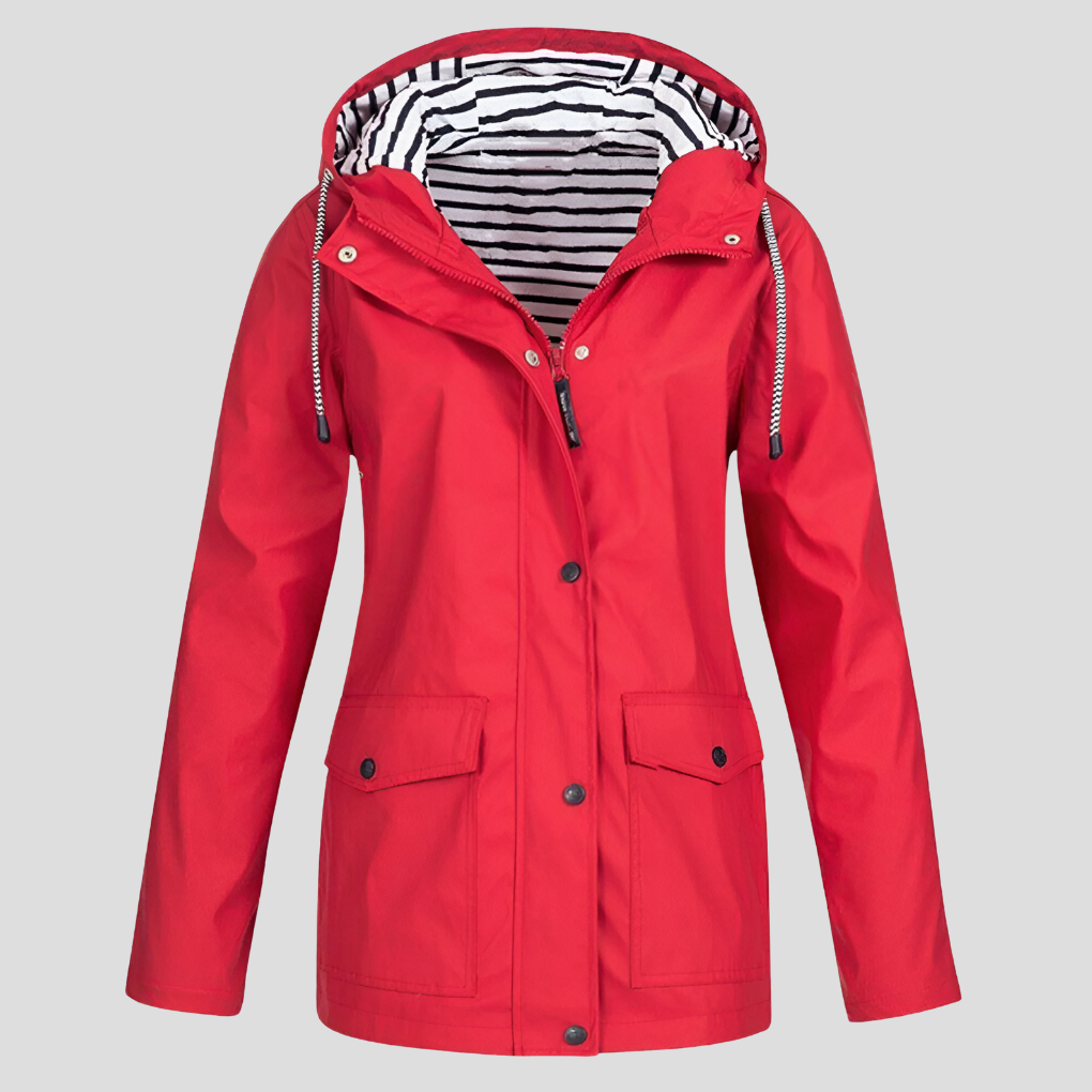 Women's Waterproof and Windproof Hooded Jacket