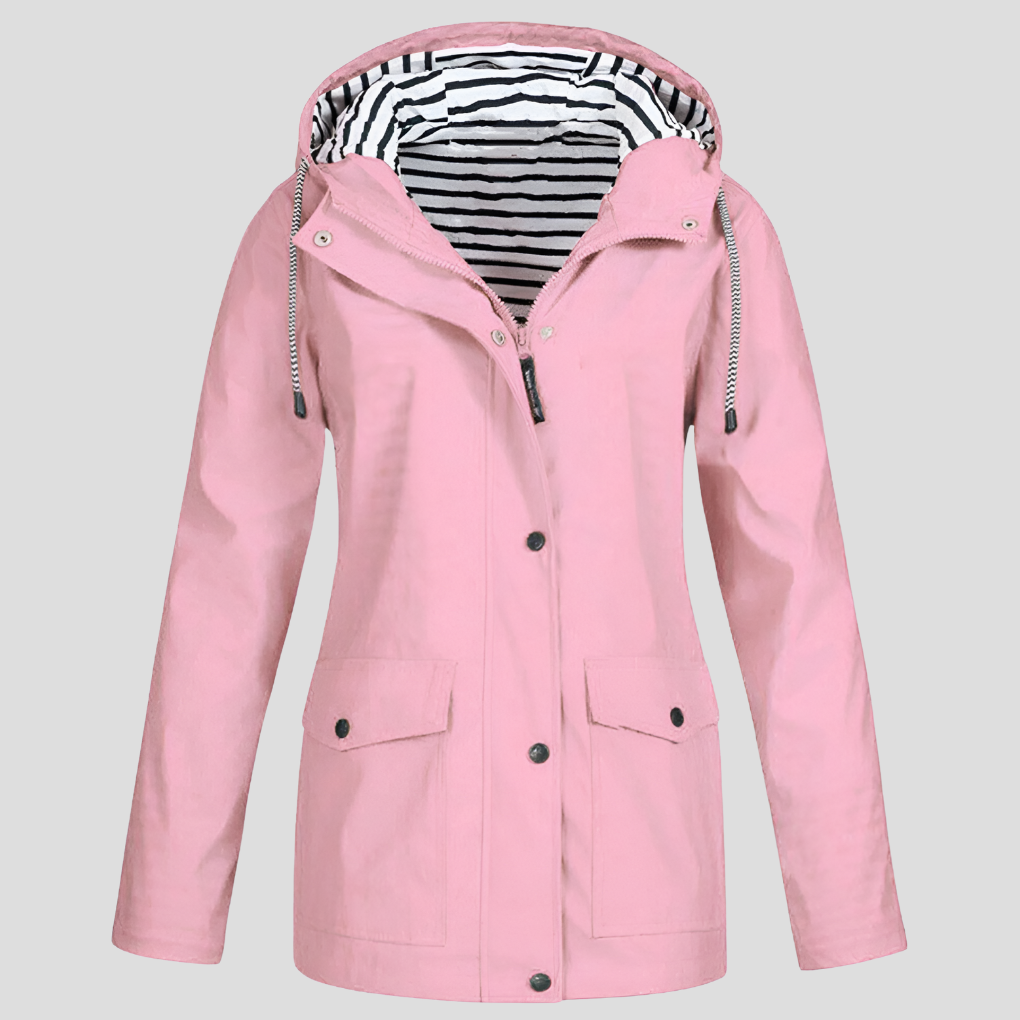 Women's Waterproof and Windproof Hooded Jacket