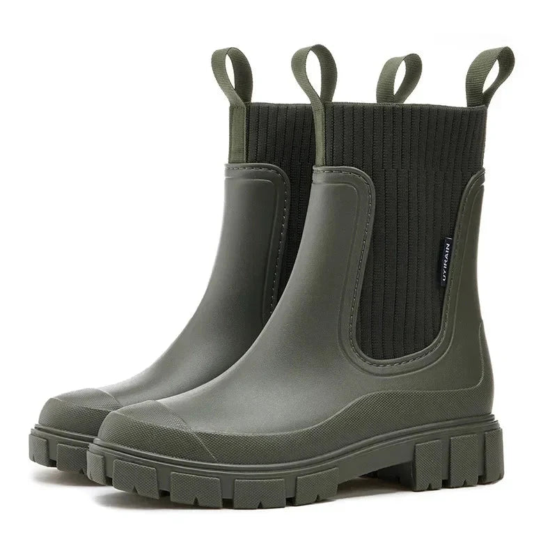 Women's Waterproof Low-Cut Rain Boots