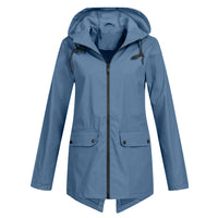 Women's Waterproof Transitional Hooded Zip-Up Jacket